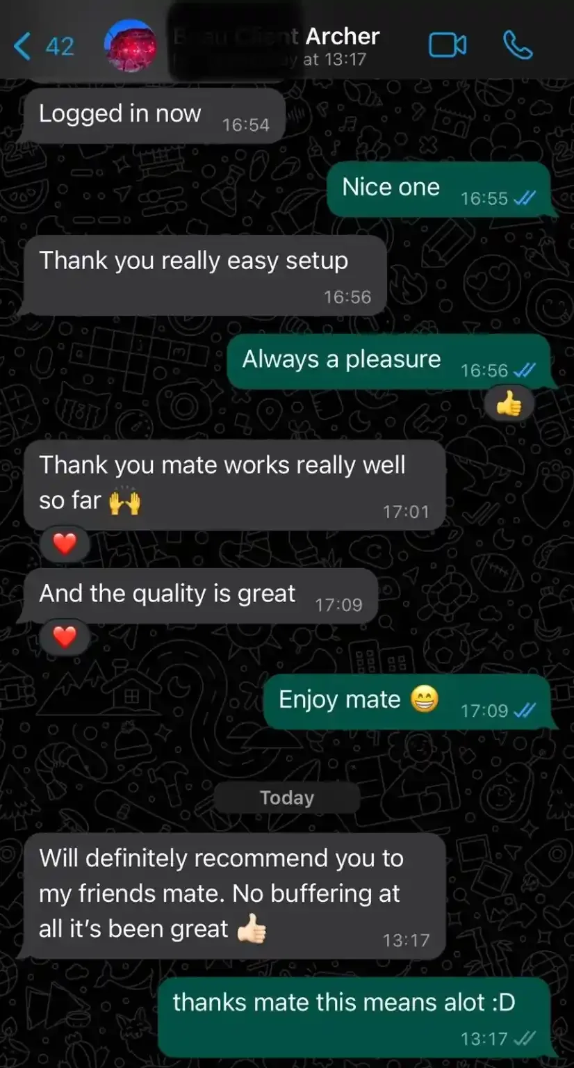 IPTV happy customer 4